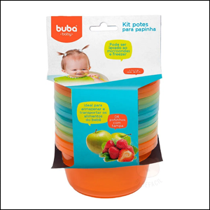 Kit 6 Potes Papinha Bebê Buba