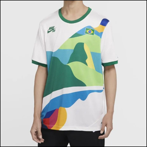 Camiseta Nike SB Brasil Ring Masculina